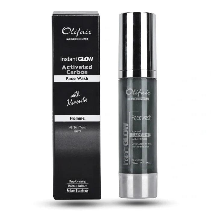 Olifair Activated Carbon + Kerovita Gel Refreshing FaceWash - Price in Sri Lanka_ Buy Olifair Activated Carbon + Kerovita Gel Refreshing FaceWash Online In Sri lanka_olifair.lk
